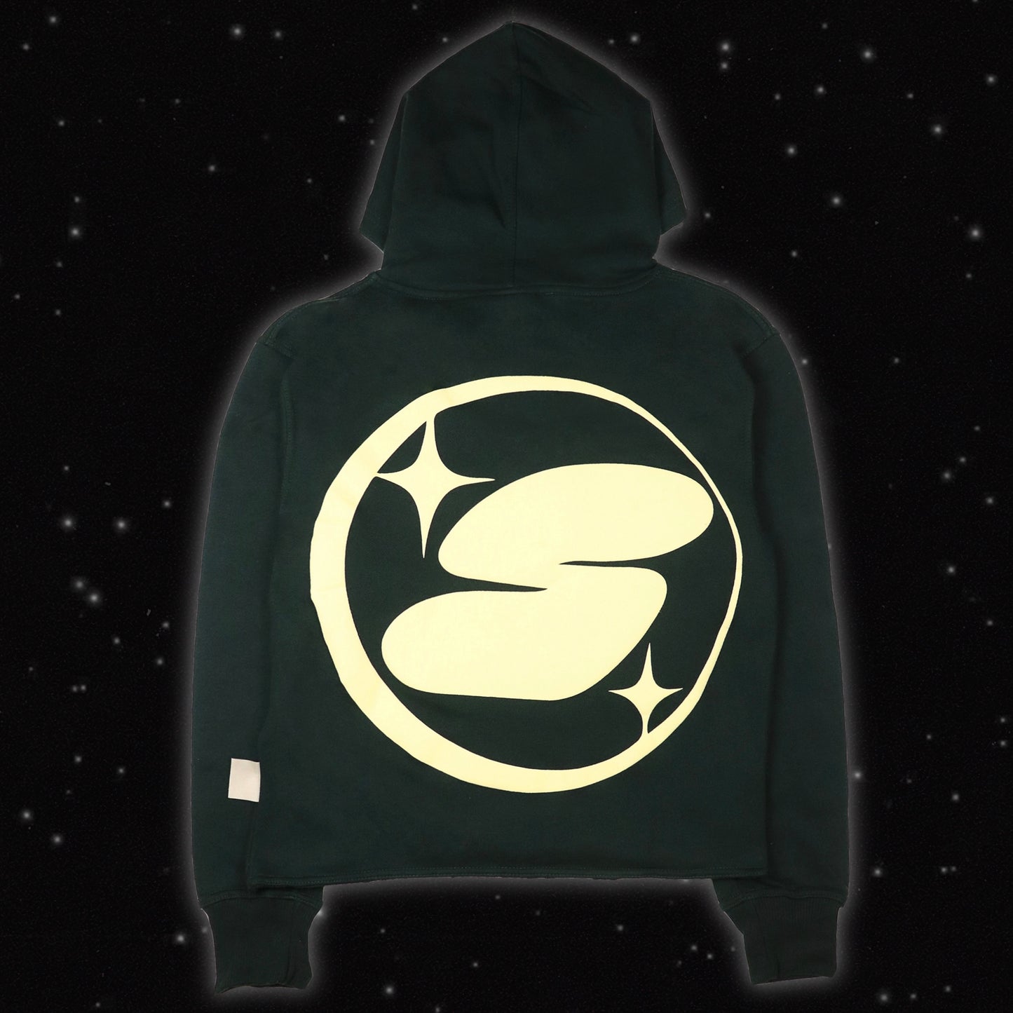 STAR N MOON HOODIE DISTRESSED