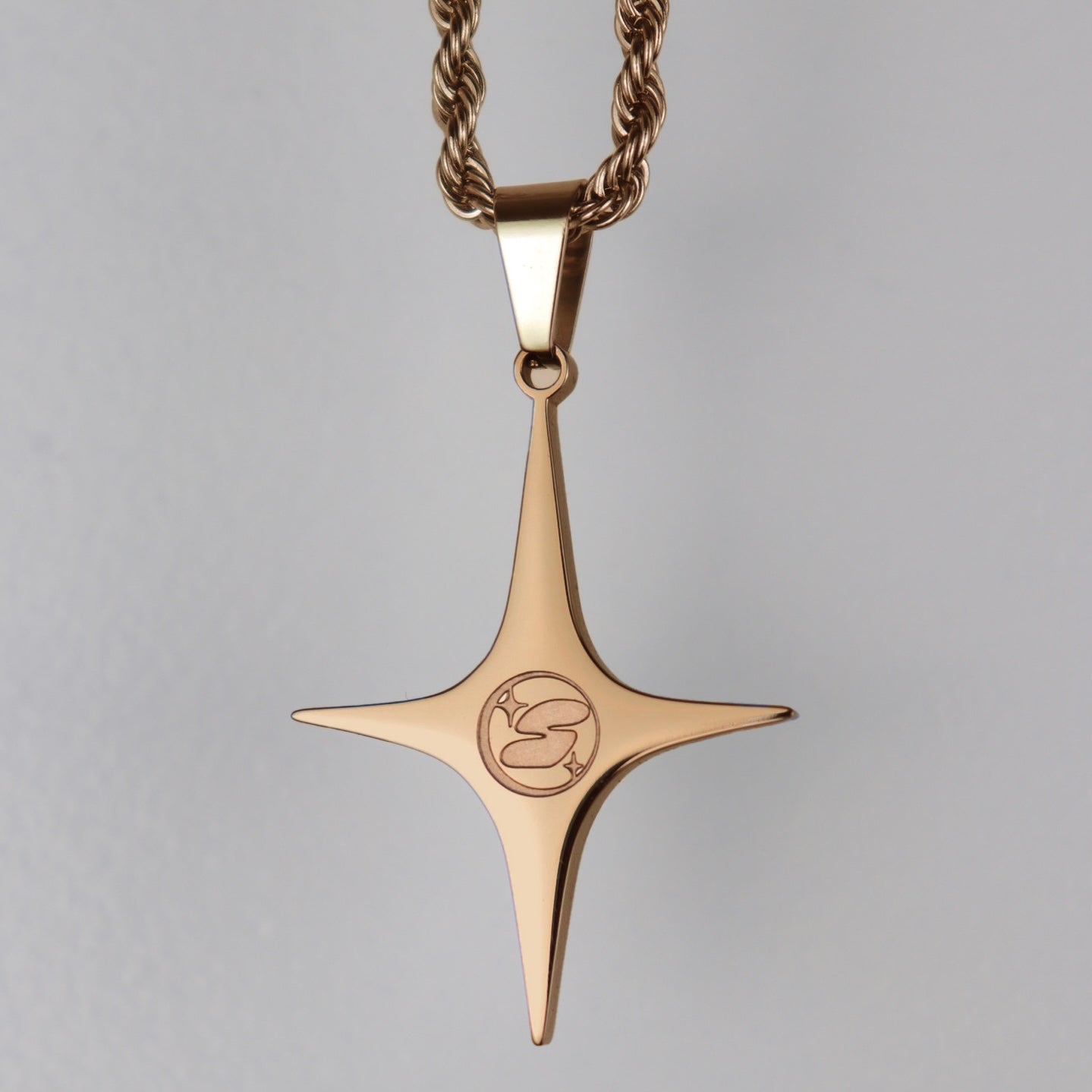 ROSE GOLD STAR PENDANT