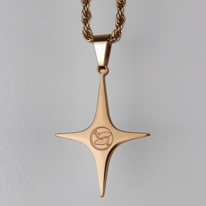 ROSE GOLD STAR PENDANT