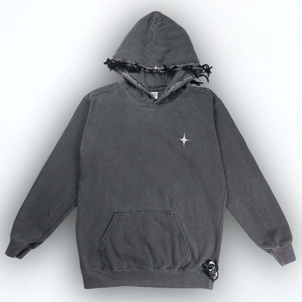 DISTRESSED TRAVELING STAR HOODIE