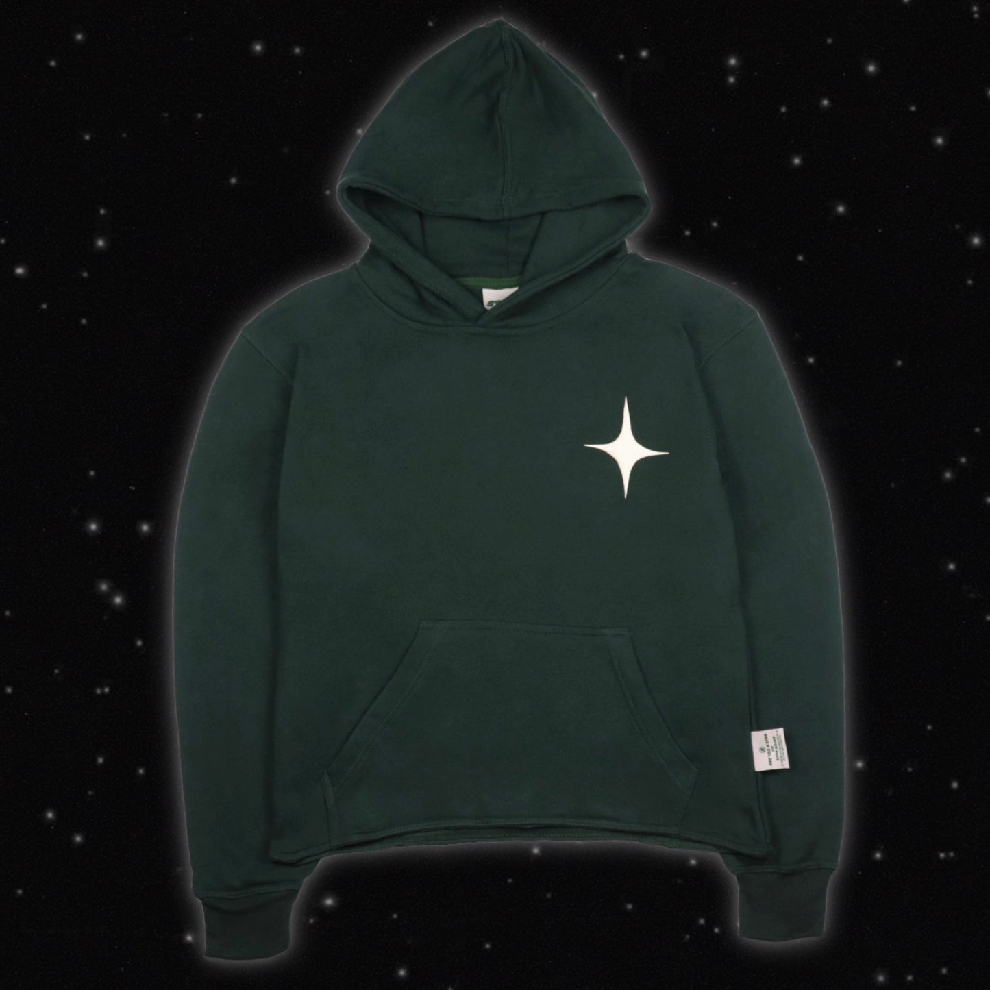 STAR N MOON HOODIE DISTRESSED