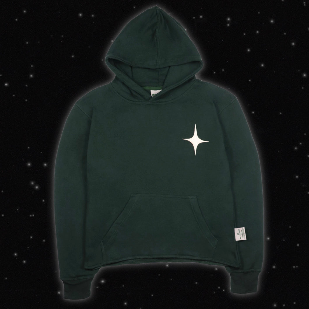 STAR N MOON HOODIE DISTRESSED